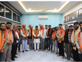 श्री खाटू श्याम मंदिर-ट्रस्ट अध्यक्ष एवं सदस्यो का विधायक गोपालसिंह इंजीनियर ने किया स्वागत सम्मान,विधायक ने समिति को हर सम्भव सहयोग और सेवा का दिया भरोसा