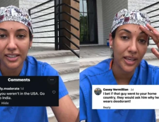 Indian-origin doctor faces backlash after sharing bindi video
