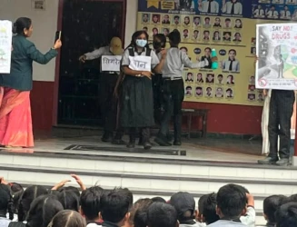 नशे से दूर रहकर सपनों को दें नई उड़ान : संस्कृति स्कूल में जागरूकता अभियान