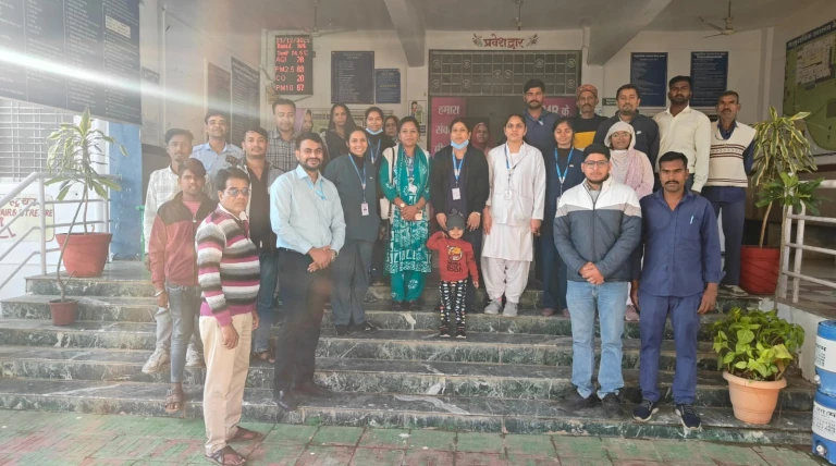 CHC जावर में हुआ लक्ष्य कार्यक्रम का असेस्मेंट