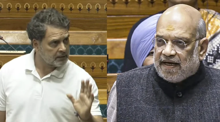 Watch: Rahul interrupts Shah with 'open challenge'; gets 'I will decide' reply