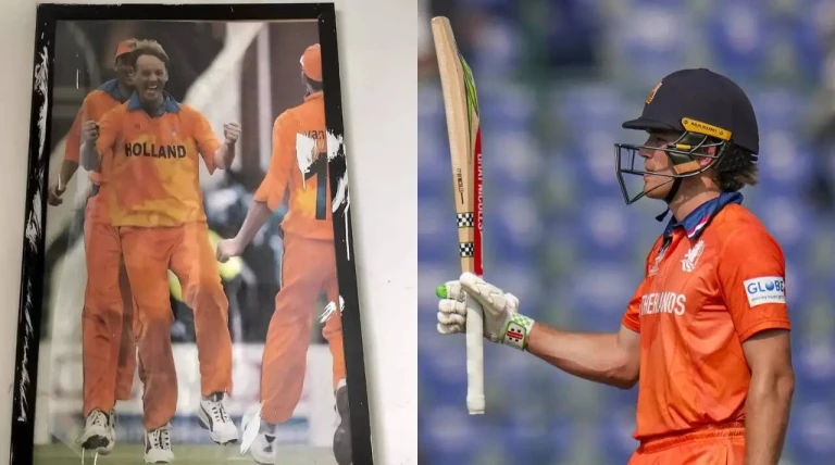 Redemption for Netherland's Bas de Leede at Kotla; buries 2023 ODI WC ghost