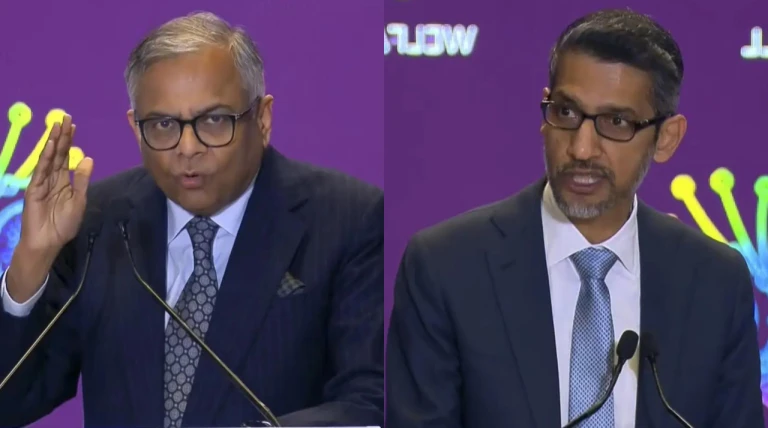 AI summit: Tata Sons' chair's expansion pitch, Google CEO’s ‘vision’ — who said what