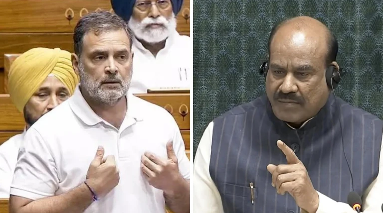 LS showdown continues: Speaker stops Rahul mid-speech after his remark on Hardeep Puri