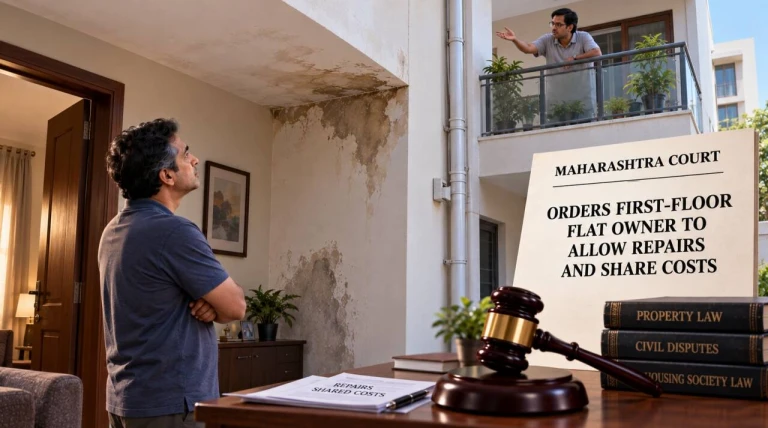 His flat faced water leaks for 8 years; court orders neighbour to allow repairs
