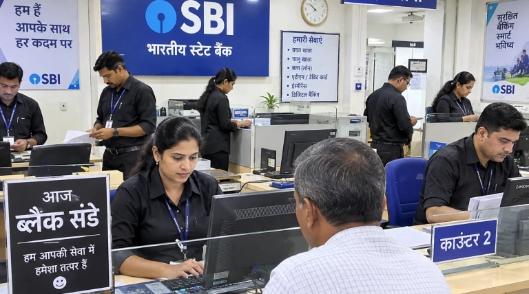 ब्रेकिंग न्यूज आष्टा में रविवार को भी खुले सरकारी क्षेत्र के बैंक, ब्लैक यूनिफॉर्म में नजर आए अधिकारी-कर्मचारी