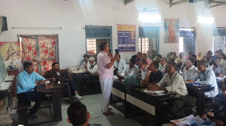 एसडीएम नितिन कुमार तले के निर्देश अनुसार एस आई आर कार्यक्रम के अंतर्गत  बी एल ओ को इए एफ एंट्री का हैंड्स ऑन प्रशिक्षण दियागया